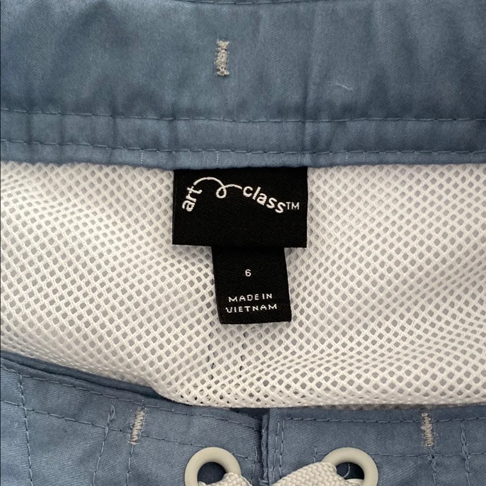Art Class Blue and Gray Swim Trunks Classic Style
